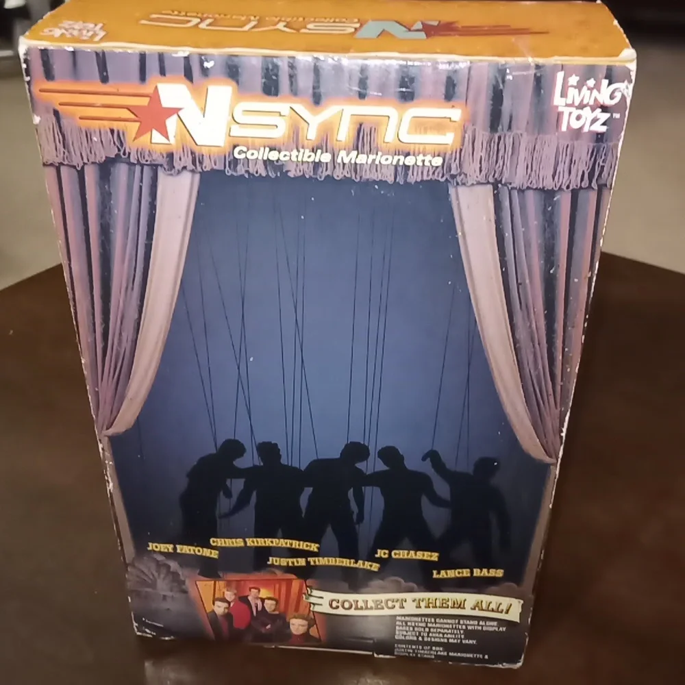 Vintage Pair of Justin Timberlake Y2K NSYNC Collectible Marionettes Living toysz